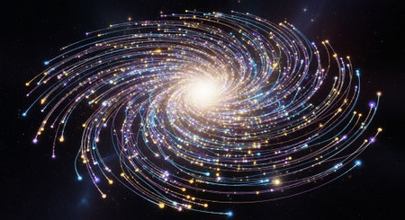 Abstract Concept and Technology Background Collection.の写真素材