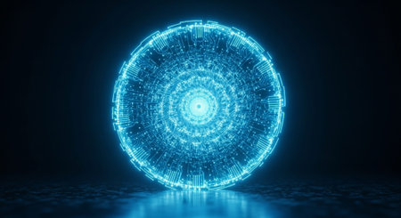 Abstract Concept and Technology Background Collection.