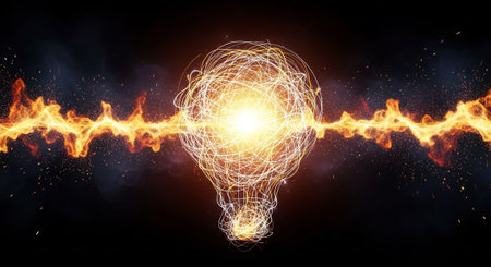 Abstract Concept and Technology Background Collection.