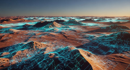 Abstract Concept and Technology Background Collection.
