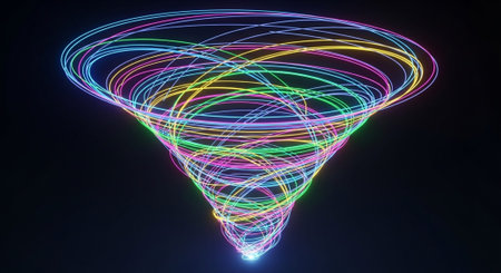 Abstract Concept and Technology Background Collection.