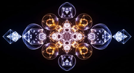 Abstract Concept and Technology Background Collection.