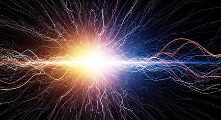 Abstract Concept and Technology Background Collection.