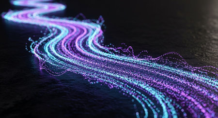 Abstract Concept and Technology Background Collection.