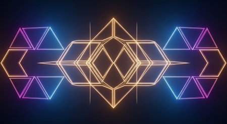 Abstract Concept and Technology Background Collection.