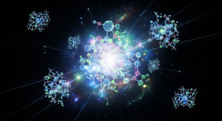 Abstract Concept and Technology Background Collection.