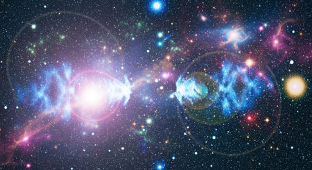 Abstract Concept and Technology Background Collection.