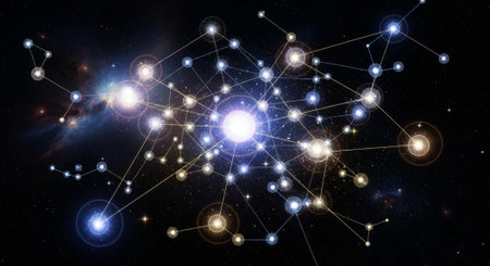 Abstract Concept and Technology Background Collection.