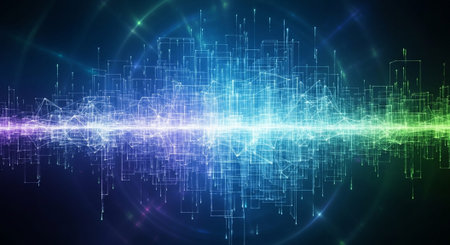 Abstract Concept and Technology Background Collection.