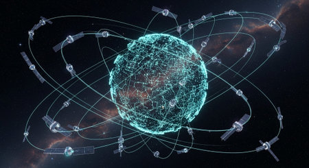 Abstract Concept and Technology Background Collection.
