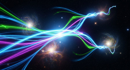 Abstract Concept and Technology Background Collection.