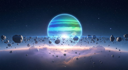 Abstract Concept and Technology Background Collection.
