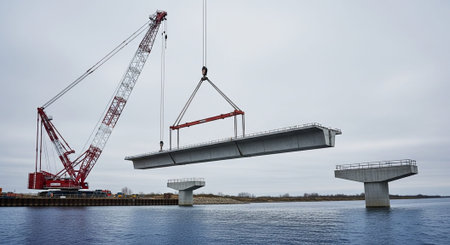 Modern Construction and Infrastructure Development Concept.