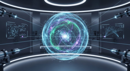 Abstract Concept and Technology Background Collection.