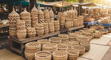 Global Cultural Heritage Landmarks and Traditional Festive Decorations.の写真素材