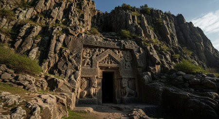 Global Cultural Heritage Landmarks and Traditional Festive Decorations.の写真素材