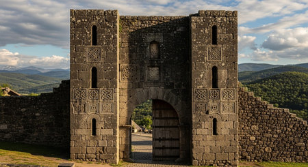 Global Cultural Heritage Landmarks and Traditional Festive Decorations.の写真素材