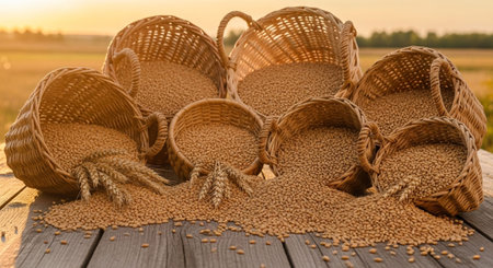 Global Cultural Heritage Landmarks and Traditional Festive Decorations.の写真素材