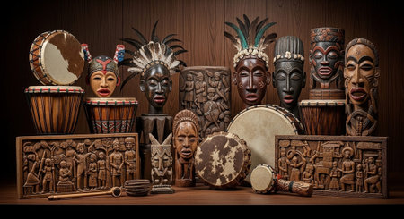 Global Cultural Heritage Landmarks and Traditional Festive Decorations.の写真素材