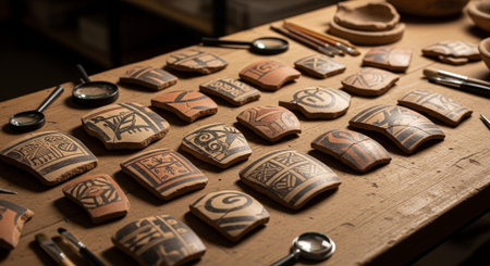 Global Cultural Heritage Landmarks and Traditional Festive Decorations.の写真素材