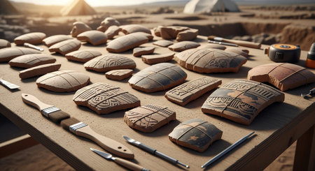 Global Cultural Heritage Landmarks and Traditional Festive Decorations.の写真素材