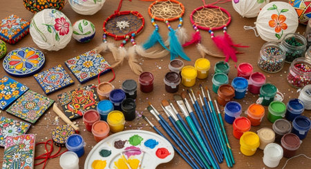 Global Cultural Heritage Landmarks and Traditional Festive Decorations.
