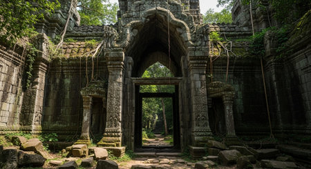 Global Cultural Heritage Landmarks and Traditional Festive Decorations.の写真素材