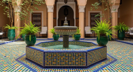 Global Cultural Heritage Landmarks and Traditional Festive Decorations.の写真素材