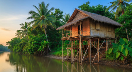 Global Cultural Heritage Landmarks and Traditional Festive Decorations.の写真素材