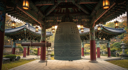 Global Cultural Heritage Landmarks and Traditional Festive Decorations.の写真素材