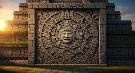 Global Cultural Heritage Landmarks and Traditional Festive Decorations.の写真素材