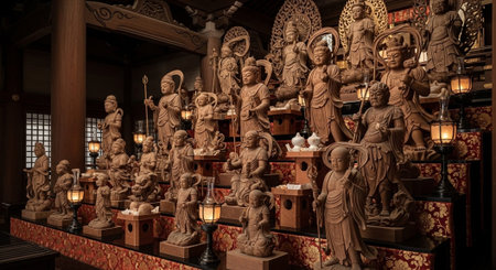 Global Cultural Heritage Landmarks and Traditional Festive Decorations.