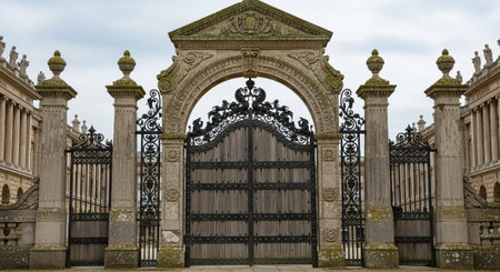 Global Cultural Heritage Landmarks and Traditional Festive Decorations.の写真素材