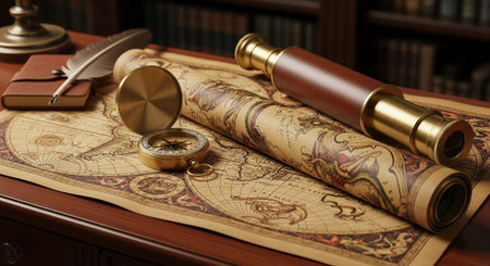 Global Cultural Heritage Landmarks and Traditional Festive Decorations.の写真素材