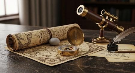 Global Cultural Heritage Landmarks and Traditional Festive Decorations.の写真素材