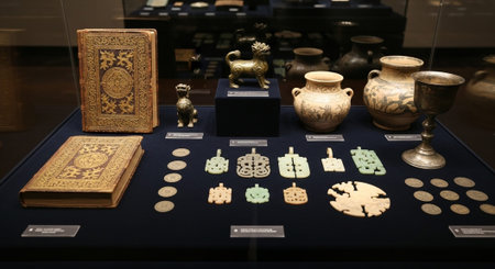 Global Cultural Heritage Landmarks and Traditional Festive Decorations.の写真素材