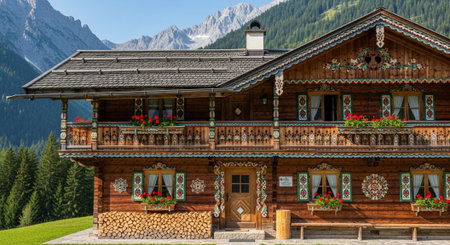 Global Cultural Heritage Landmarks and Traditional Festive Decorations.の写真素材