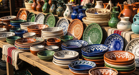 Global Cultural Heritage Landmarks and Traditional Festive Decorations.の写真素材