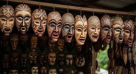 Global Cultural Heritage Landmarks and Traditional Festive Decorations.の写真素材