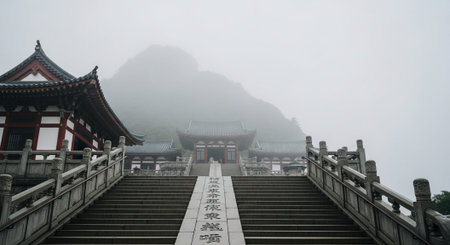 Global Cultural Heritage Landmarks and Traditional Festive Decorations.の写真素材