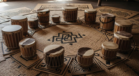 Global Cultural Heritage Landmarks and Traditional Festive Decorations.の写真素材