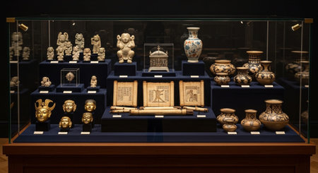 Global Cultural Heritage Landmarks and Traditional Festive Decorations.