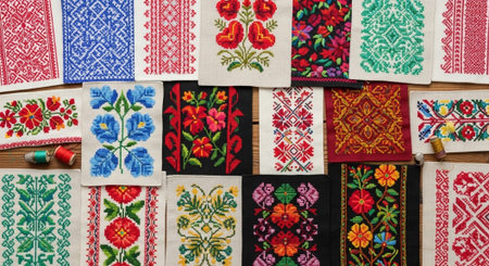 Global Cultural Heritage Landmarks and Traditional Festive Decorations.