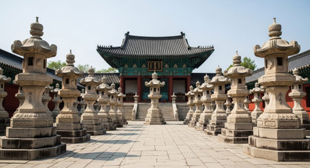 Global Cultural Heritage Landmarks and Traditional Festive Decorations.