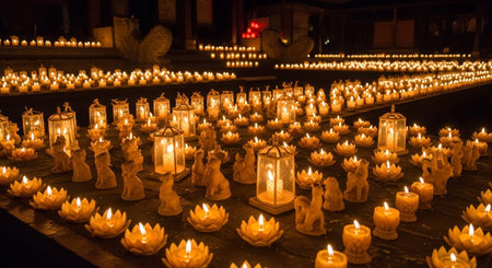Global Cultural Heritage Landmarks and Traditional Festive Decorations.