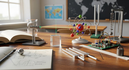 Modern Education and Study Concept Background.