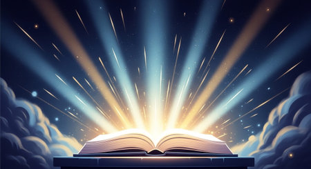 Modern Education and Study Concept Background.