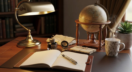 Modern Education and Study Concept Background.