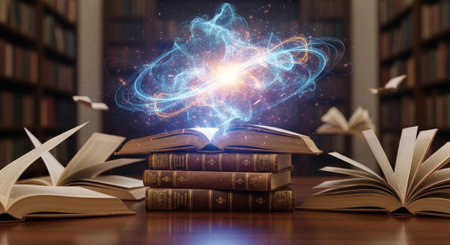 Modern Education and Study Concept Background.の写真素材