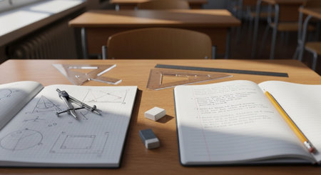 Modern Education and Study Concept Background.